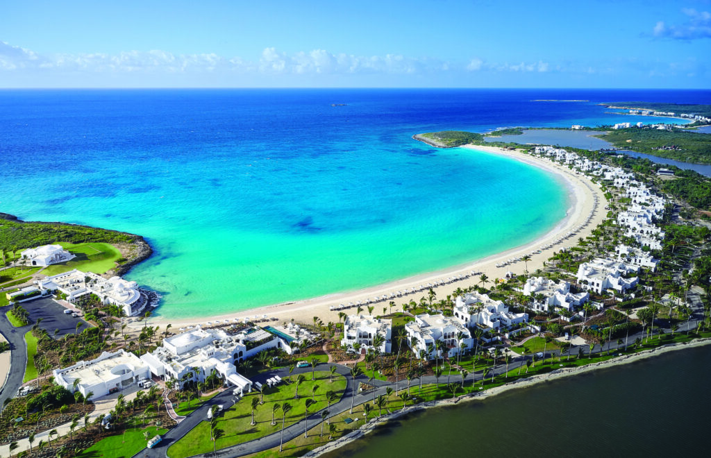 Aerial view of Cap Juluca Anguilla